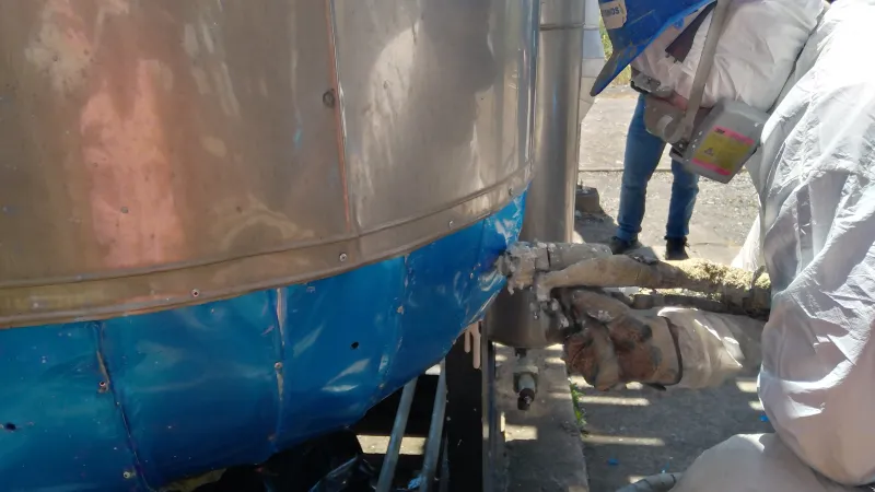 Hualpén Gas Inyección equipo enfriador